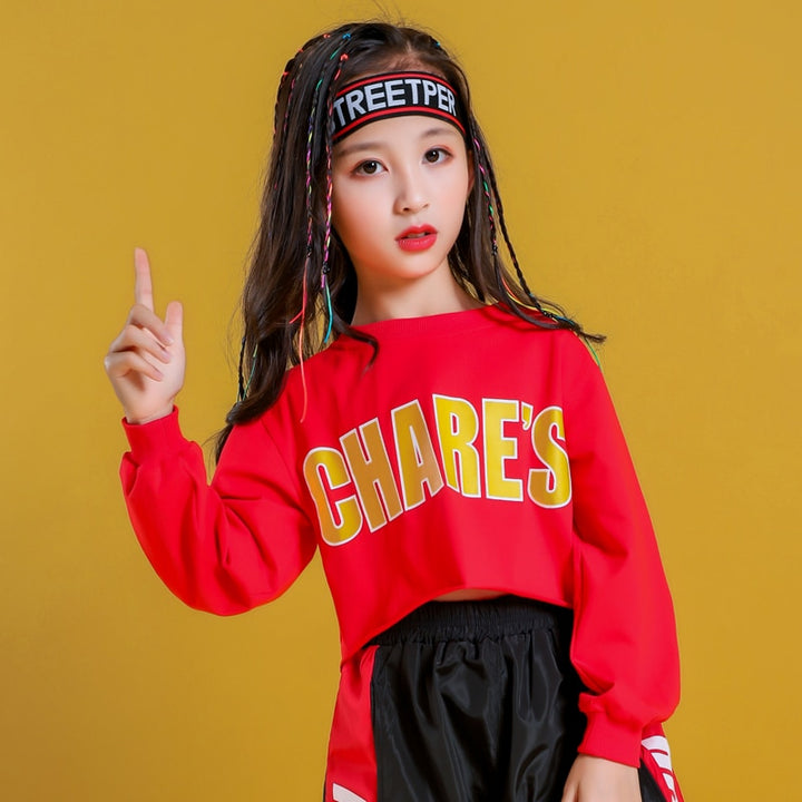 Kid Cool Hip Hop Clothing Hoodie Sweatshirt Shirt Top Crop