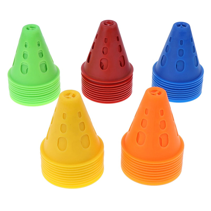 Soccer Trainning Cone 10pcs Stadium Marking Agility Training Equipment