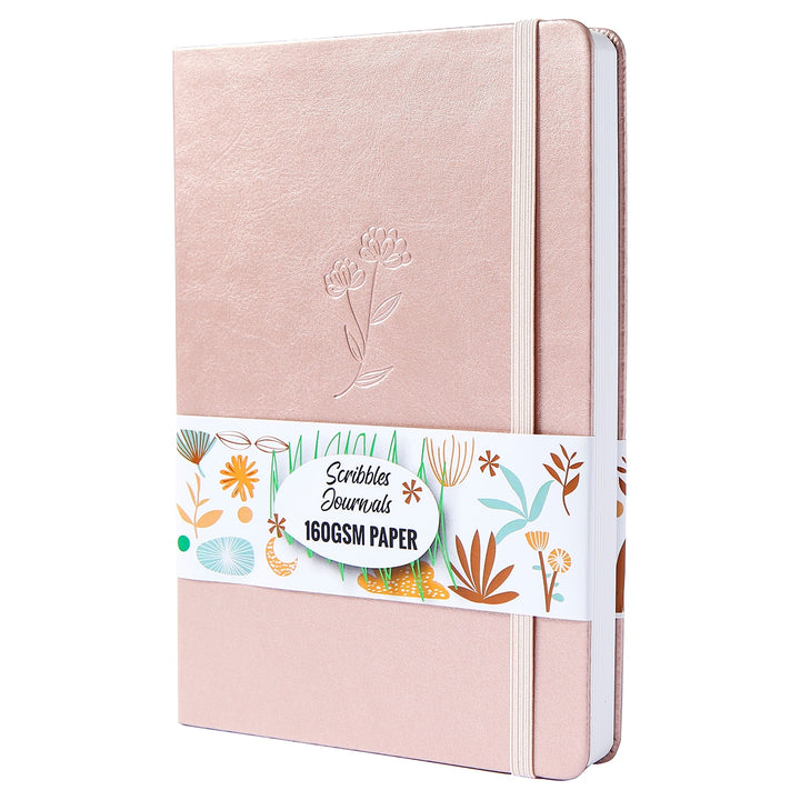 ROSE GOLD Cover Dotted Notebook - Pioneer Merchandise