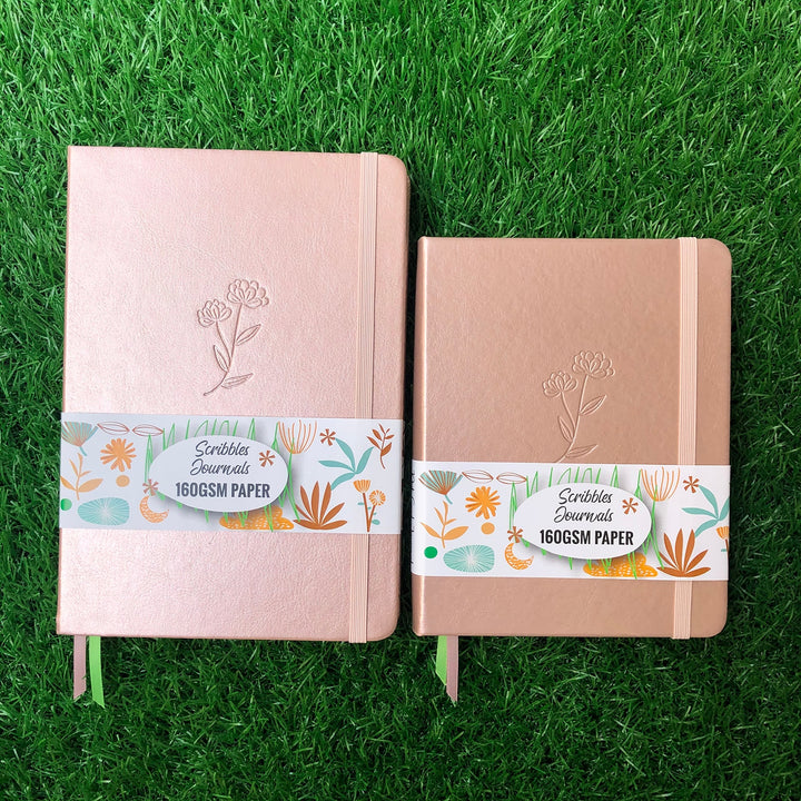 ROSE GOLD Cover Dotted Notebook - Pioneer Merchandise