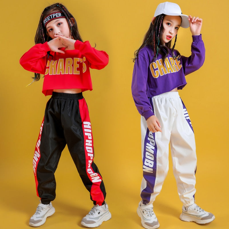 Kid Cool Hip Hop Clothing Hoodie Sweatshirt Shirt Top Crop