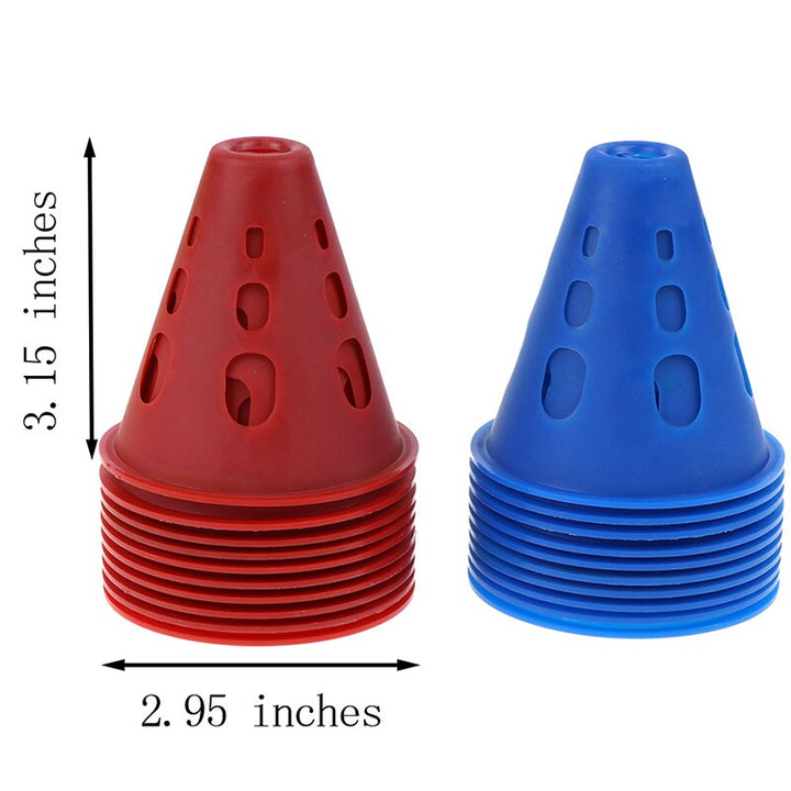 Soccer Trainning Cone 10pcs Stadium Marking Agility Training Equipment