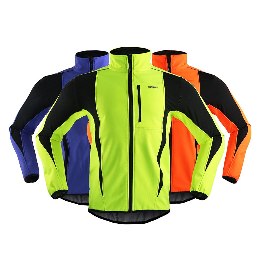 Cycling Jacket Winter Sport Fleece Thermal Warm Windproof Riding Bicycle jerseys - Pioneer Merchandise