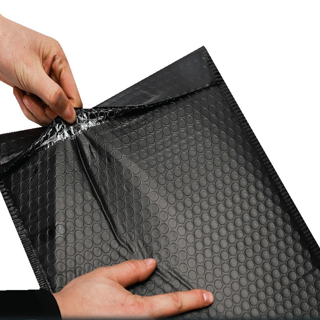 25Pcs Black Poly Bubble Mailer Bubble Mailers Padded Envelopes - Pioneer Merchandise