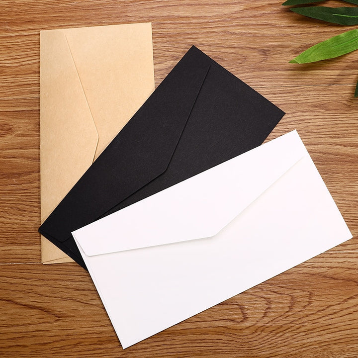 50pcs/lot Retro European Style Envelope Black White Craft Paper - Pioneer Merchandise