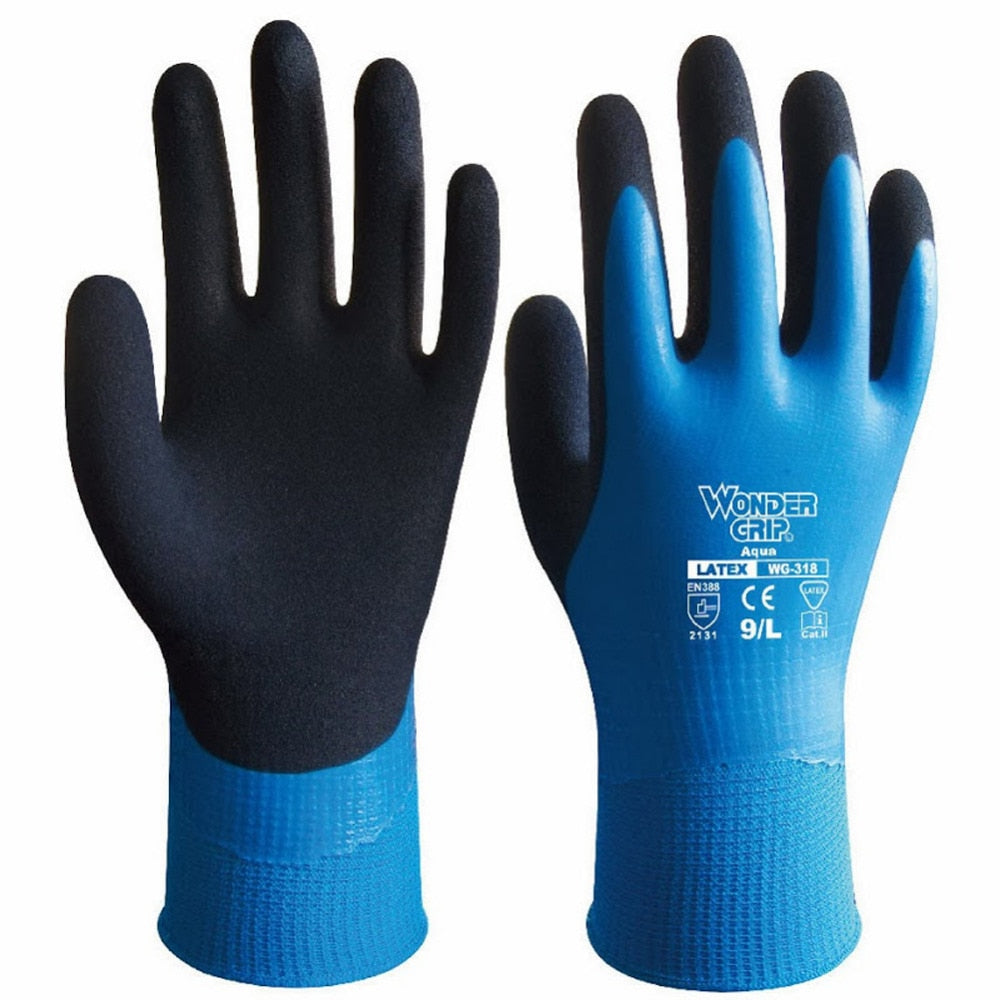 Wonder Grip Gloves Latex Waterproof Fully Coated Gloves - Pioneer Merchandise