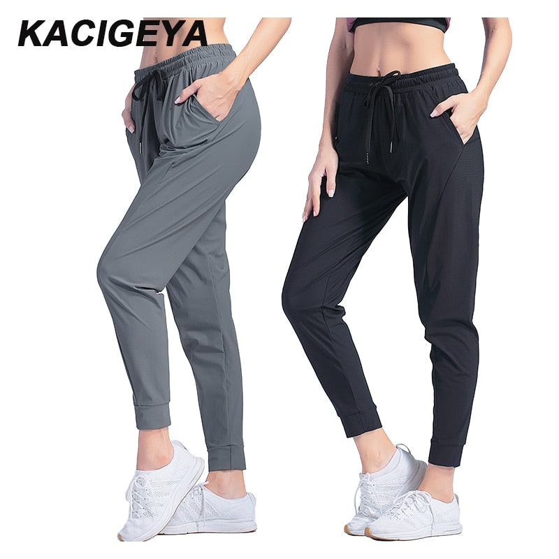 Female Trousers Nylon Quick Dry Running Sportswear