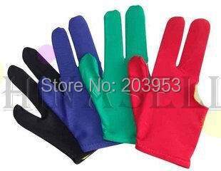 elasticity snooker pool billiards cue gloves billiard three finger glove 8 balls 9balls gloves - Pioneer Merchandise