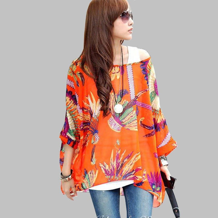 4XL Plus Size Women Clothing 2018 Summer Blouses New Arrival Beach Cover-ups