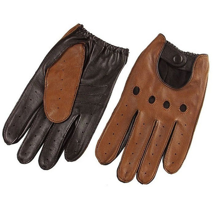 Genuine Leather Men Gloves Fashion Casual Breathable Sheepskin Glove - Pioneer Merchandise