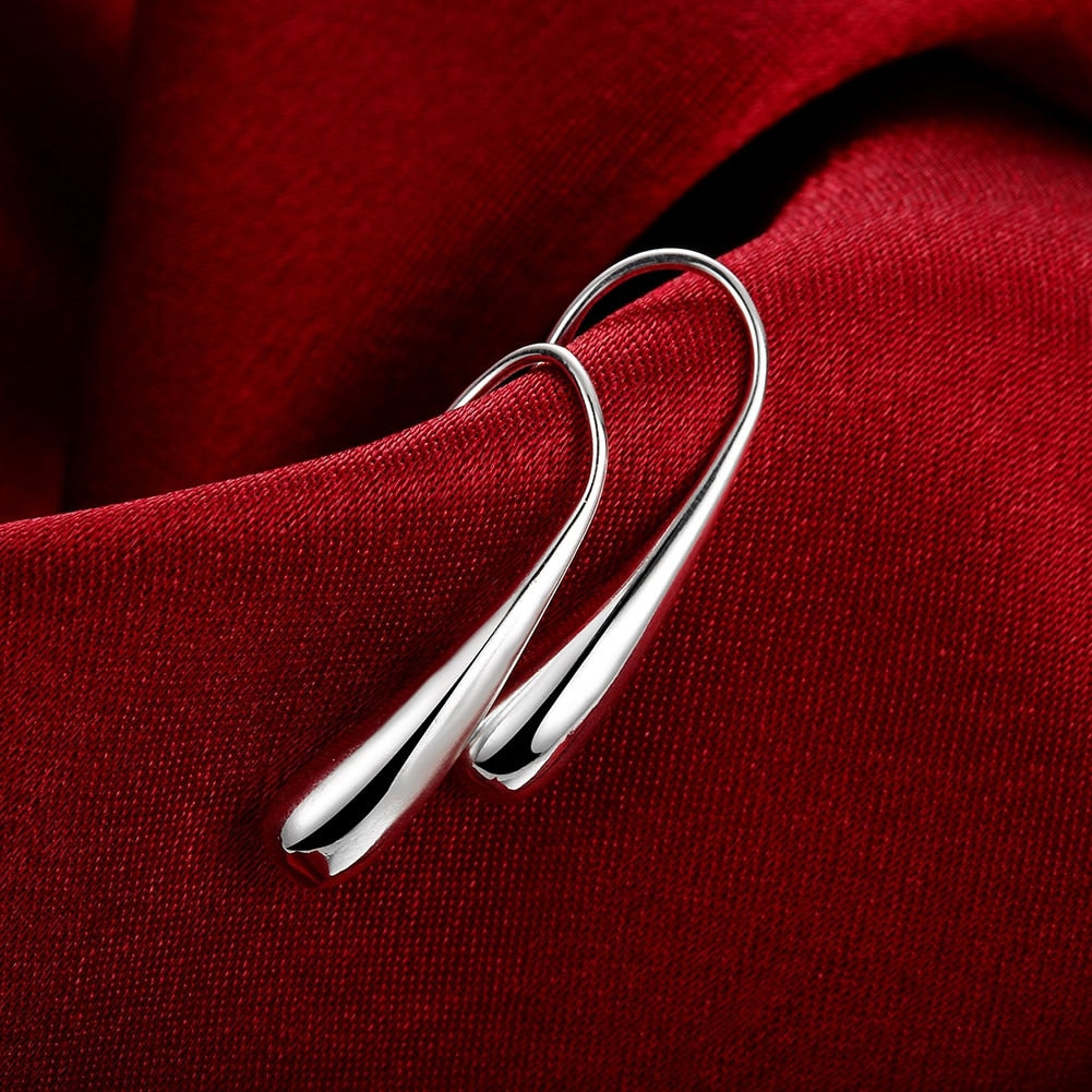 New Hot Ssilver Plated Earrings for Women Long Drop Earring