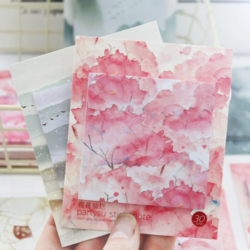 Cherry Blossom Flamingo Planner Stickers N Times Sticky Notes - Pioneer Merchandise