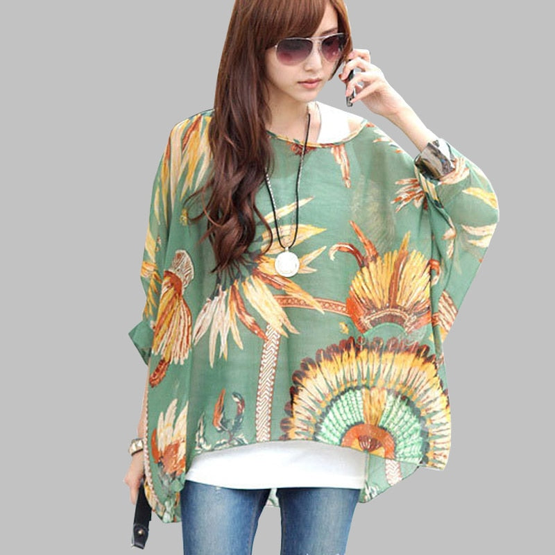 4XL Plus Size Women Clothing 2018 Summer Blouses New Arrival Beach Cover-ups