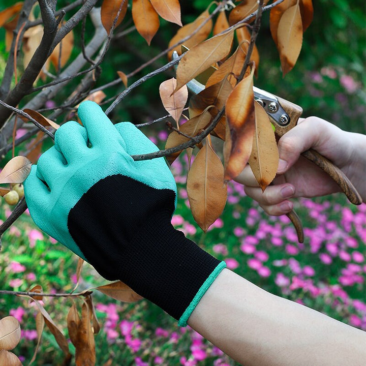 Durable rubber waterproof Garden gardening gloves for men women - Pioneer Merchandise