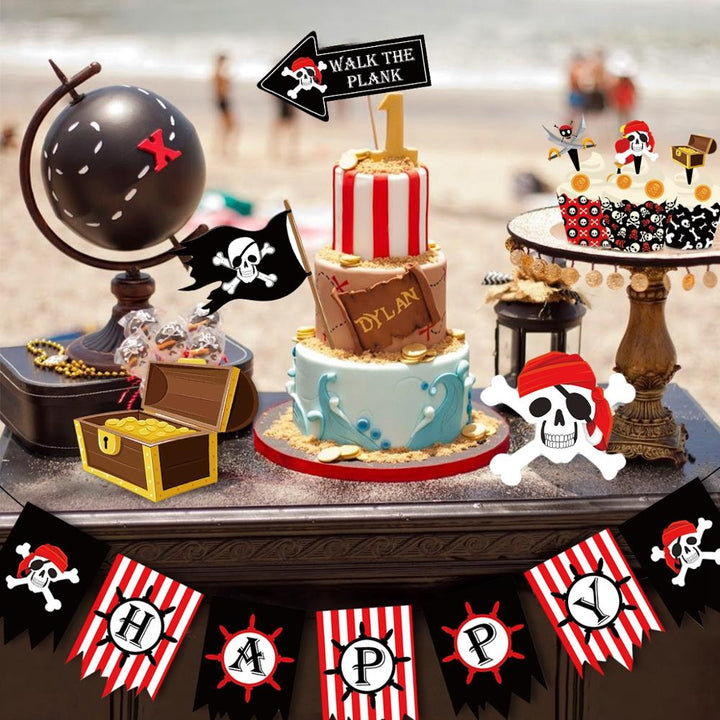 Pirate Theme Disposable Tableware - Pioneer Merchandise