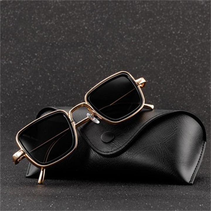 Steampunk Style Square Sunglasses