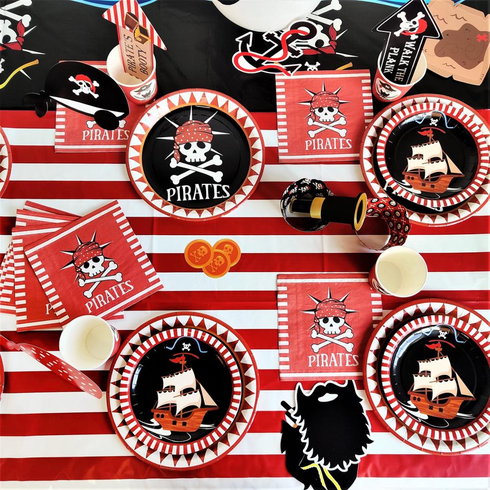 Pirate Theme Disposable Tableware - Pioneer Merchandise