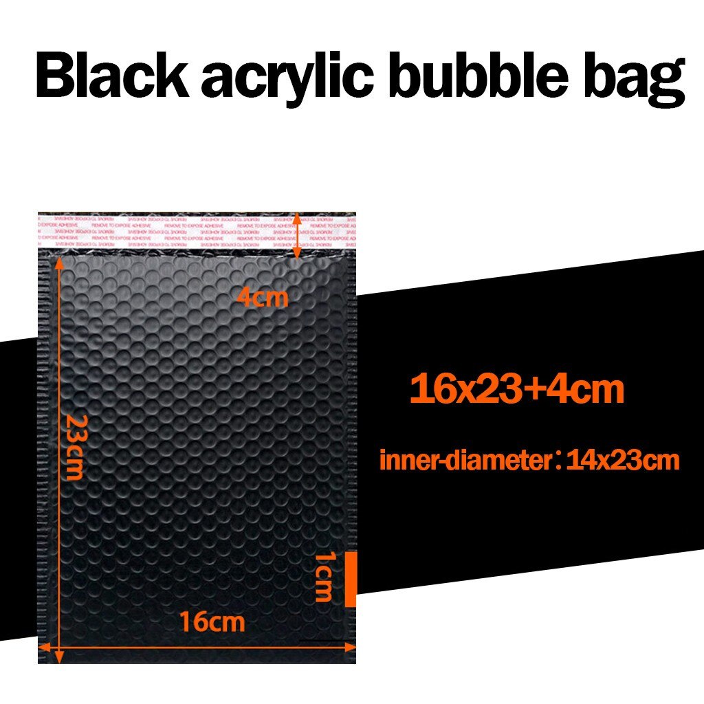 25Pcs Black Poly Bubble Mailer Bubble Mailers Padded Envelopes - Pioneer Merchandise