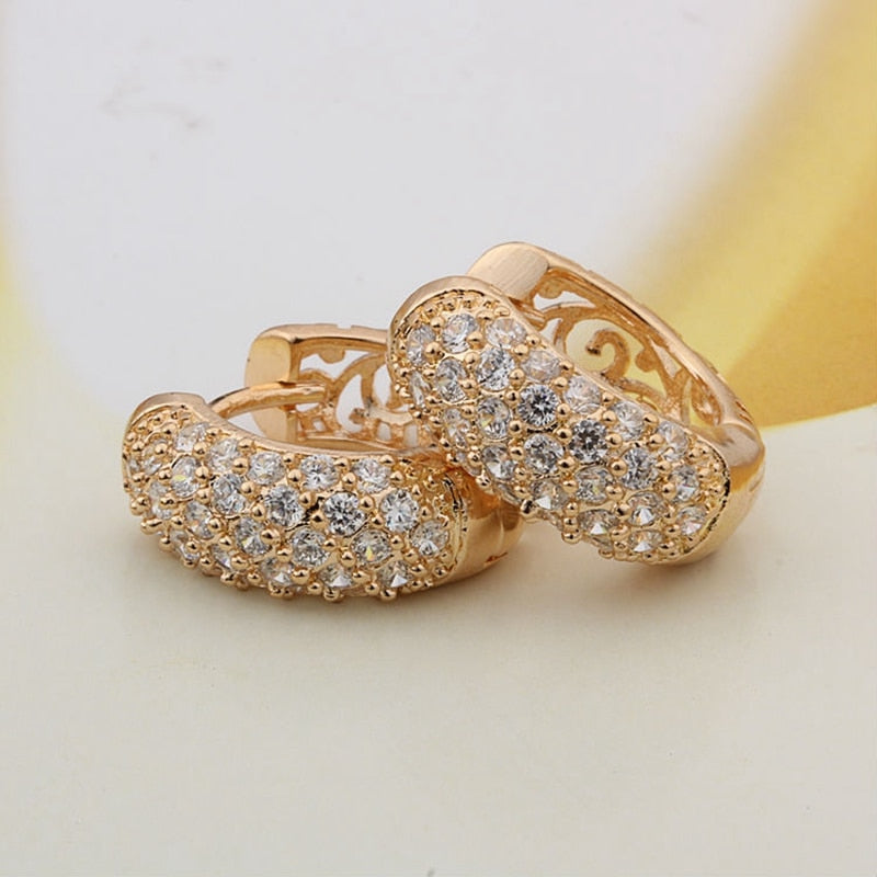 Expertly Crafted, Gold-Plated Earrings