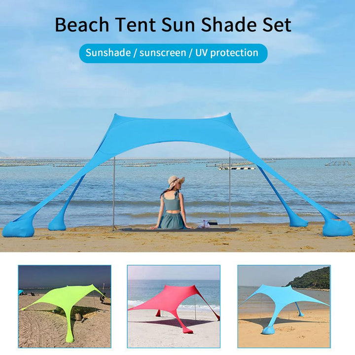 Family Beach Awning 2.1M*1.6M Ultralight Sun Shade