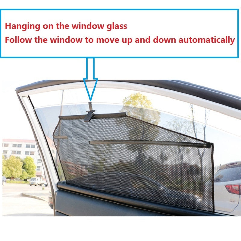 Car Side Window Sunshade Universal  Auto Retractable Parasol for Car Window Sun Shade