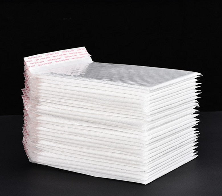 White Bubble Mailers Self Seal Poly Mailers Padded Envelope - Pioneer Merchandise