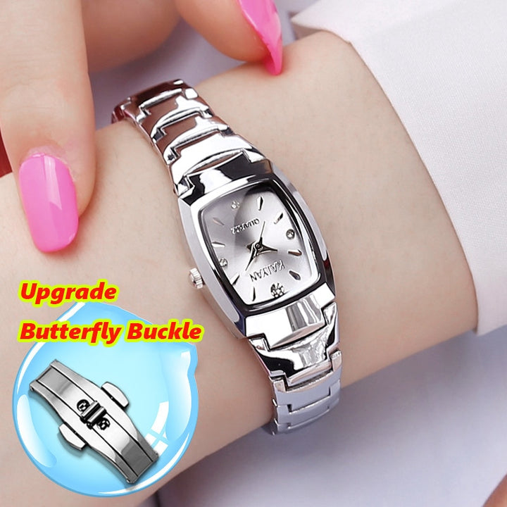 2023 Crystal Watches for Women Top Brand Waterproof Diamond Ladies Watch Stainless Steel Wristwatch