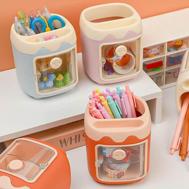 Make Up Brush Holders Cute Pencil Holder For Kids Women Adults Brush Writing Utensil