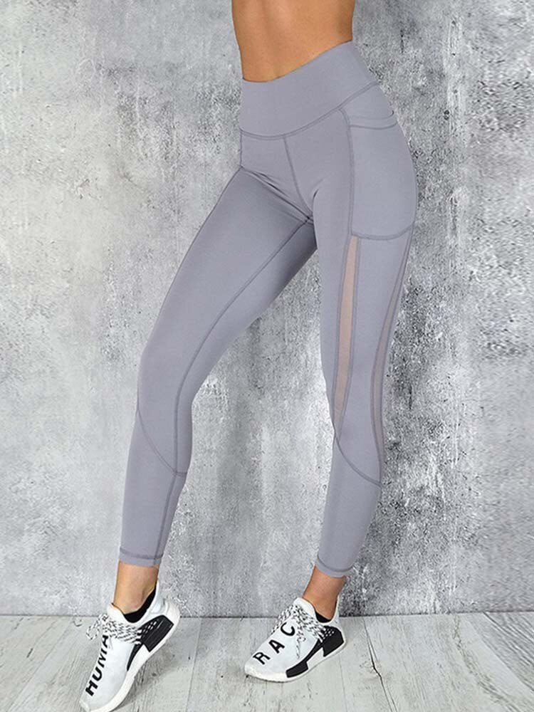 2023 Sexy Women Sports Leggings Phone Pocket Fitness Running Yoga Pants Stretchy Sportswear