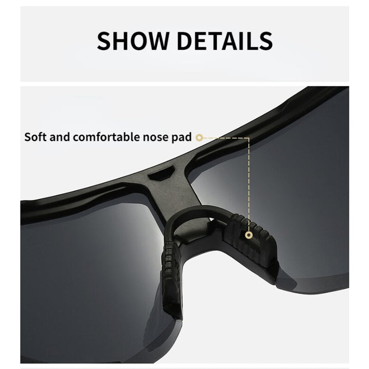 Photochromic Sports Glasses Men's and Women's Polarized Cycling Mountain Bike Mtb Sunglasses