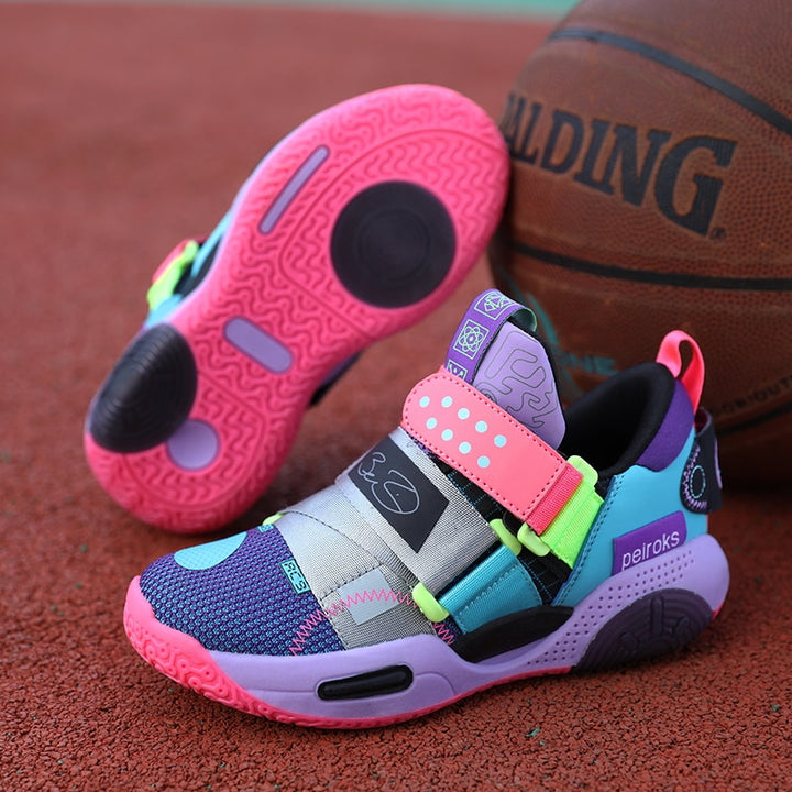 2022 New Children's Basketball Shoes For Boys Girls Non-slip Kids Sport Footwear - Pioneer Merchandise