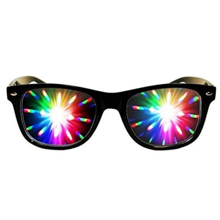 2021 New Premium Diffraction 3D Prism Raves Sunglasses