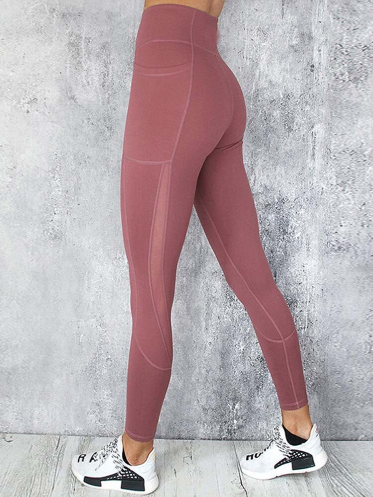 2023 Sexy Women Sports Leggings Phone Pocket Fitness Running Yoga Pants Stretchy Sportswear