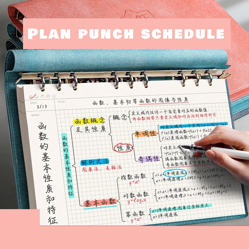 A4/B5 Mind Mapping Student Notepad Agenda Self-disciplined Clock-in Notebook Planner - Pioneer Merchandise