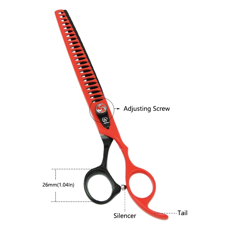 8.0" Meisha Professional Pet Thinning Scissors - Pioneer Merchandise