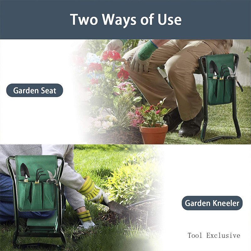 Garden Kneeler Folding Chair Portable Chair Kneeling Chair Garden Tools - Pioneer Merchandise