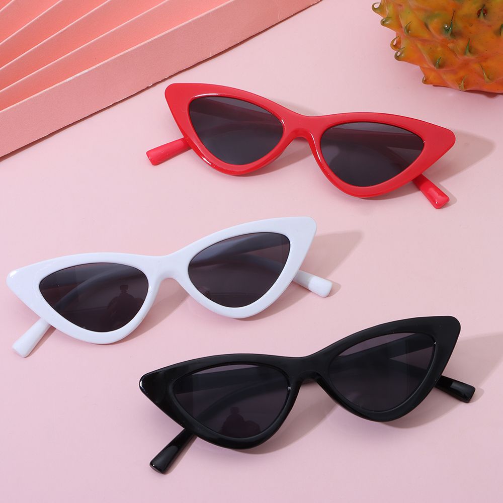 Vintage New Cat Eye Kids Sunglasses Boys Girls Small Triangle Frame Gift Sun Glasses