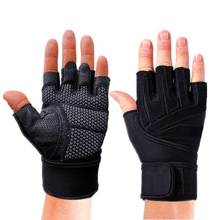 Silicone Fitness Gloves Bodybuilding Weightlifting Dumbbell Training Crossfit Gym Workout Gloves - Pioneer Merchandise