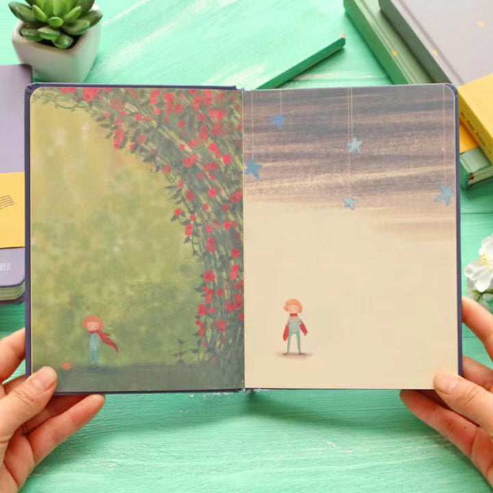 Color Page Illustration Cute Notebook Little Prince Series - Pioneer Merchandise