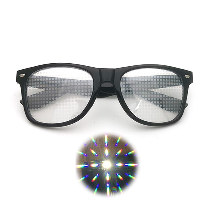 2021 New Premium Diffraction 3D Prism Raves Sunglasses