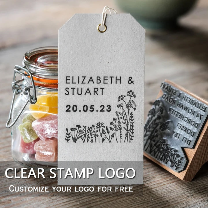 Custom Stamp Wood Wedding Seal Stamp - Pioneer Merchandise