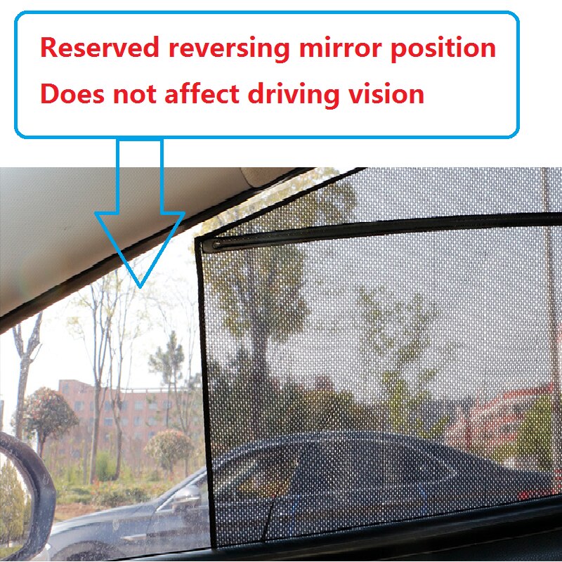 Car Side Window Sunshade Universal  Auto Retractable Parasol for Car Window Sun Shade