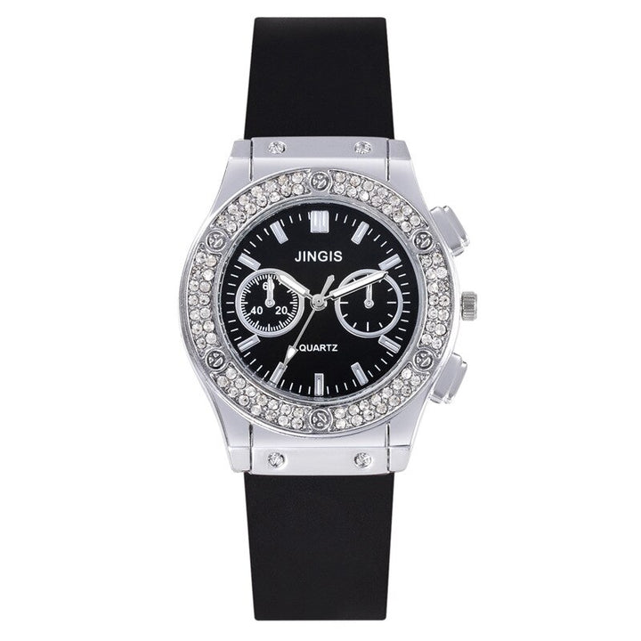 Fashion 2023 Rubber Women Watches Luxurious Brand Casual Diamond Female Quartz Wristwatches