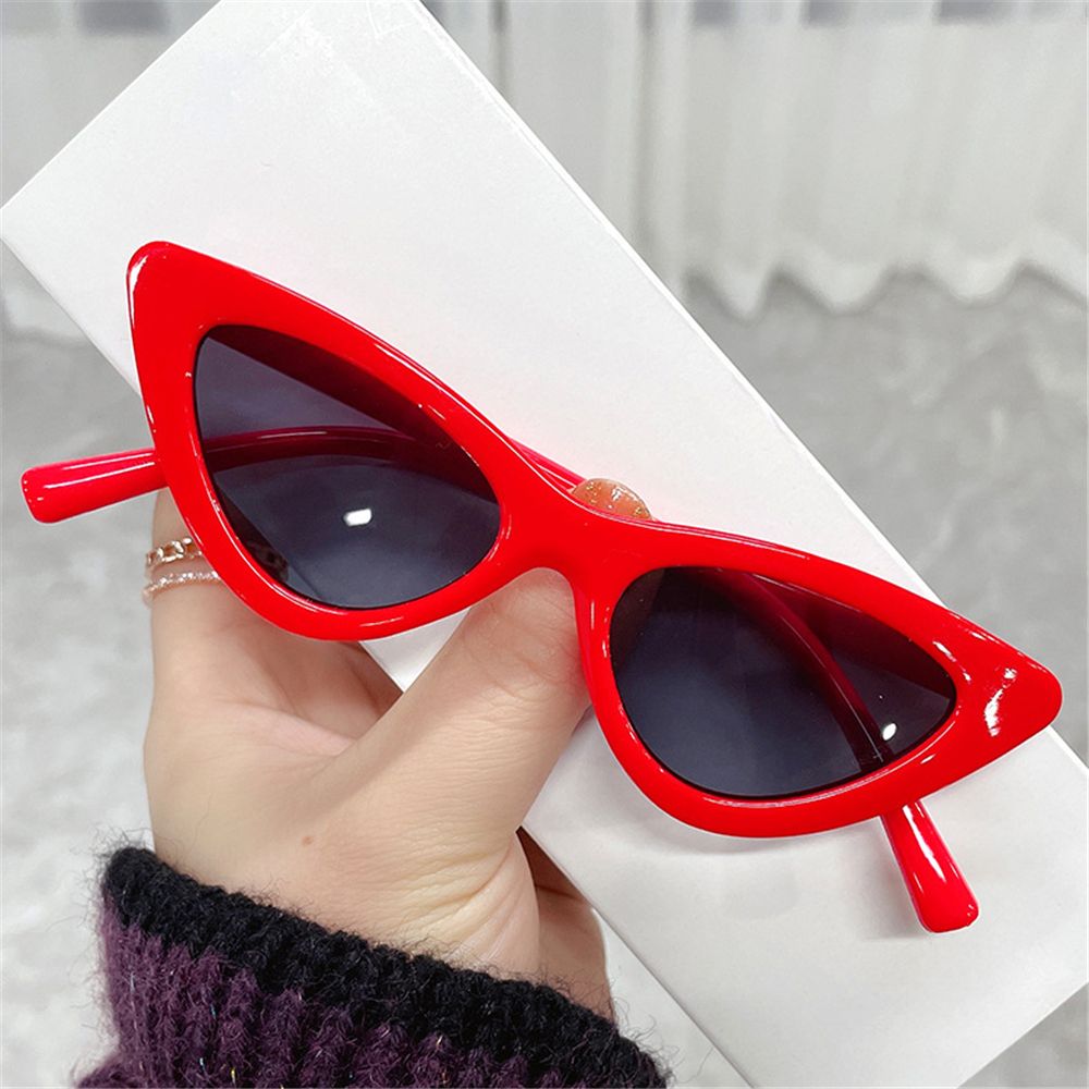 Vintage New Cat Eye Kids Sunglasses Boys Girls Small Triangle Frame Gift Sun Glasses