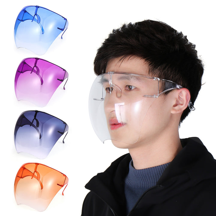 Oversized Eyewear Full Face Cover UV 400 Safety Glasses Anti-Fog Goggles Visor Sunglasses