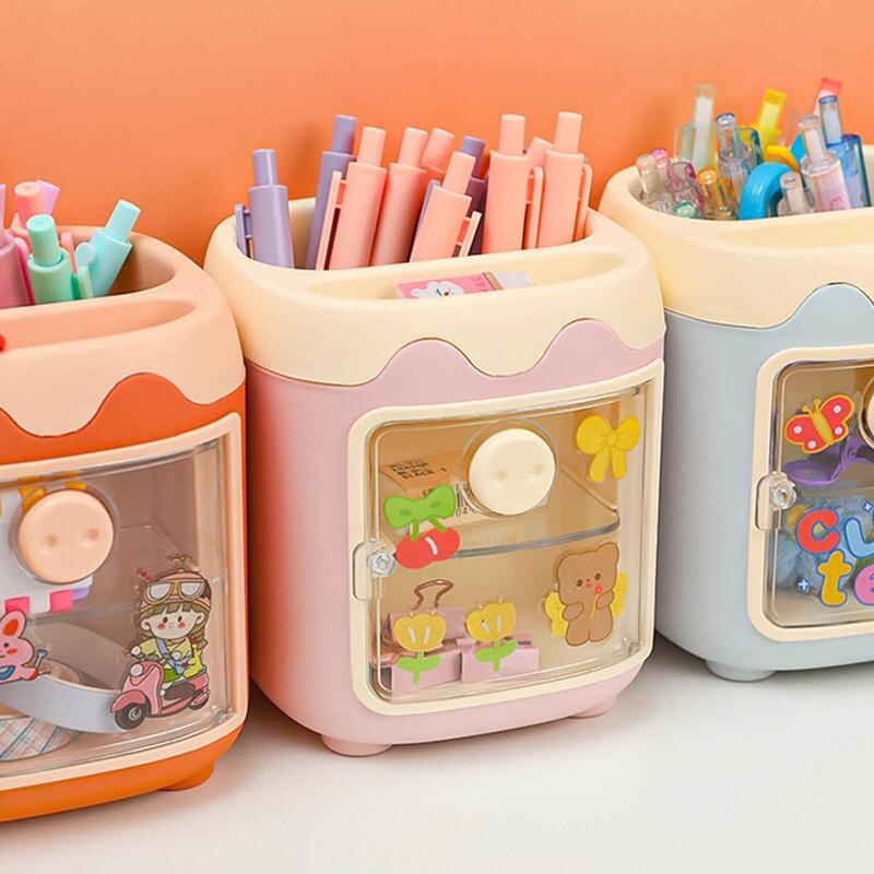 Cute Pen Holder Pencil Holder For Kids Women Adults Teens Lovable Writing utensils