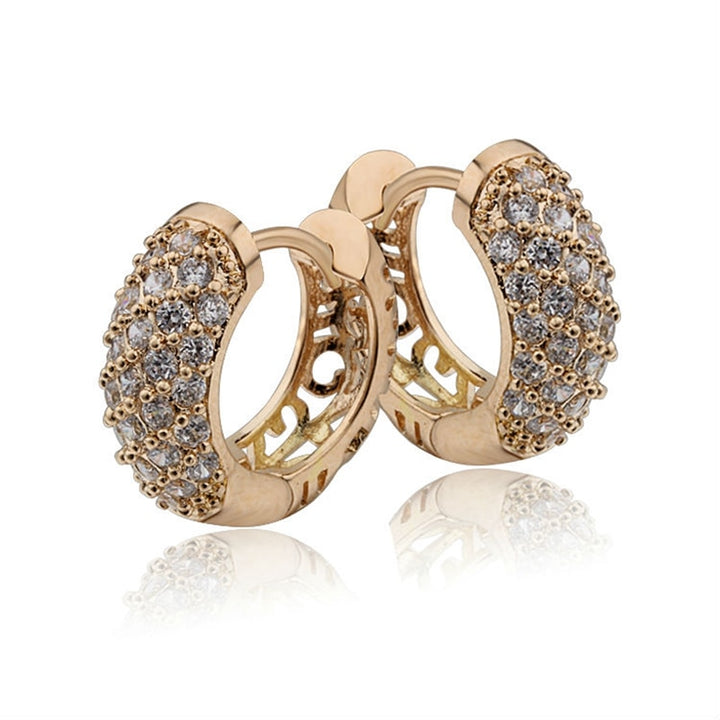 Expertly Crafted, Gold-Plated Earrings