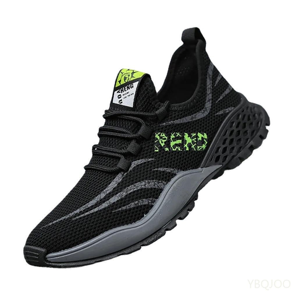 New Men Casual Shoes Breathable Mesh Sneakers Comfortable Walking Footwear - Pioneer Merchandise