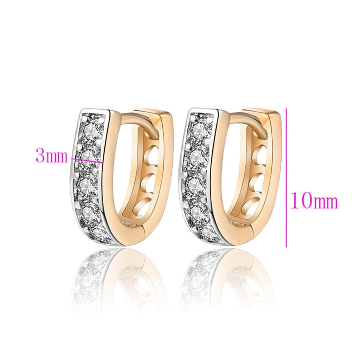 Earring Earrings Guangdong Fashion 20mm 15mm Girls Round Classic Hoop Earrings