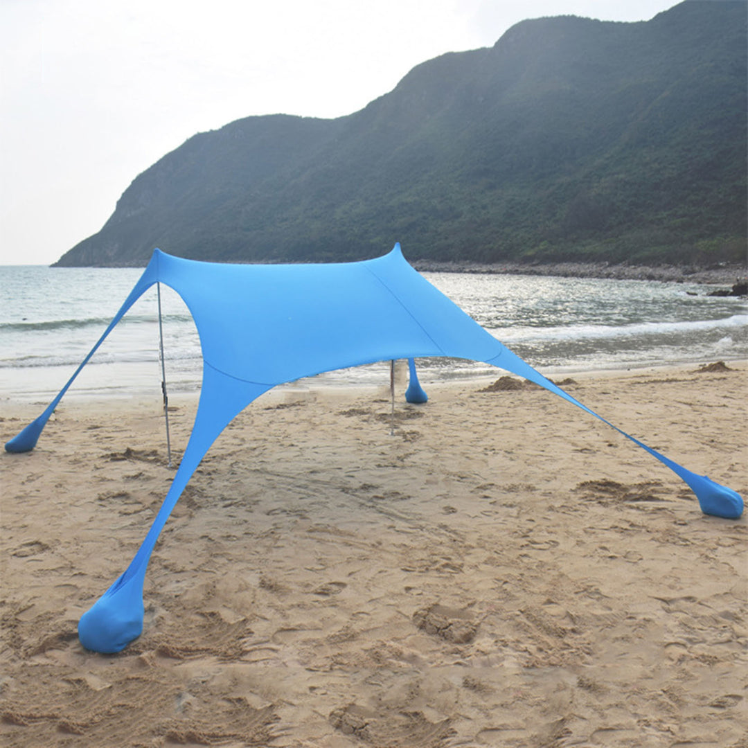 Shades Beach Tent Large Portable Windproof Beach Tent Pop Up Shade